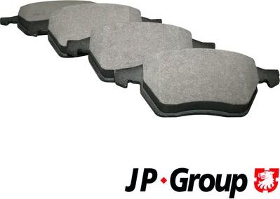 JP Group 1163604810 - Тормозные колодки, дисковые, комплект autosila-amz.com