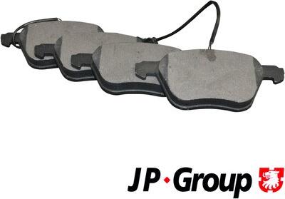 JP Group 1163604310 - Тормозные колодки, дисковые, комплект autosila-amz.com