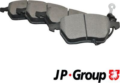 JP Group 1163605210 - Тормозные колодки, дисковые, комплект autosila-amz.com