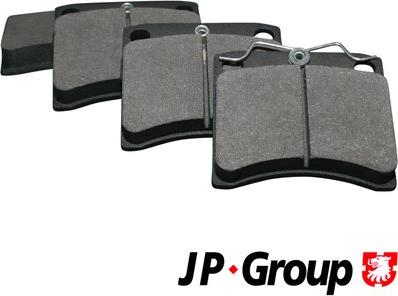 JP Group 1163606610 - Тормозные колодки, дисковые, комплект autosila-amz.com