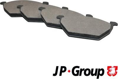 JP Group 1163600910 - Тормозные колодки, дисковые, комплект autosila-amz.com