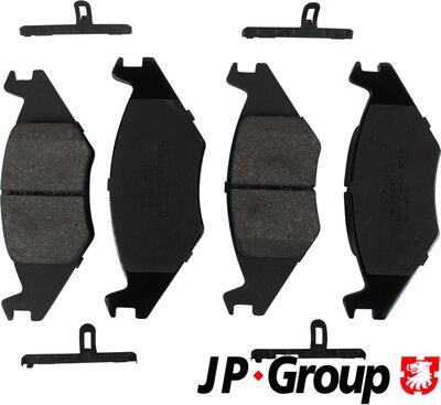 JP Group 1163600110 - Тормозные колодки, дисковые, комплект autosila-amz.com