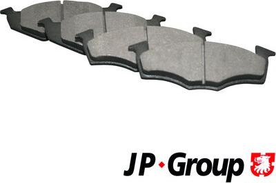 JP Group 1163600810 - Тормозные колодки, дисковые, комплект autosila-amz.com