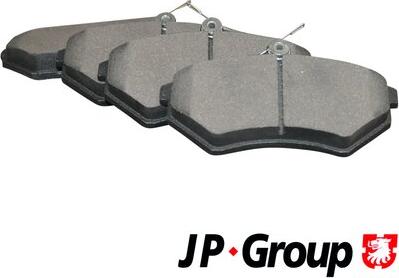 JP Group 1163601910 - Тормозные колодки, дисковые, комплект autosila-amz.com