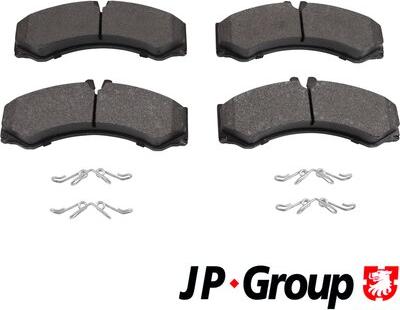 JP Group 1163601610 - Тормозные колодки, дисковые, комплект autosila-amz.com