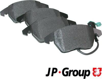 JP Group 1163601110 - Комплект тормозных колодок дискового тормоза перед JP Group 1163601110 autosila-amz.com