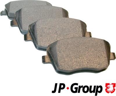 JP Group 1163603010 - Тормозные колодки, дисковые, комплект autosila-amz.com