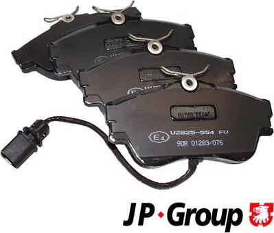JP Group 1163603710 - Тормозные колодки, дисковые, комплект autosila-amz.com