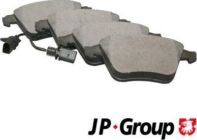 JP Group 1163602610 - Тормозные колодки, дисковые, комплект autosila-amz.com