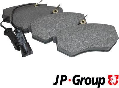JP Group 1163602310 - Тормозные колодки, дисковые, комплект autosila-amz.com