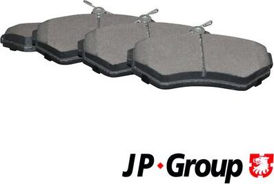 JP Group 1163602210 - Тормозные колодки, дисковые, комплект autosila-amz.com