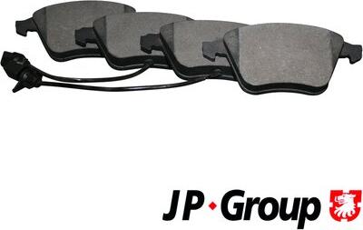 JP Group 1163607010 - Тормозные колодки, дисковые, комплект autosila-amz.com