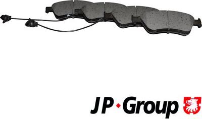 JP Group 1163607710 - Тормозные колодки, дисковые, комплект autosila-amz.com