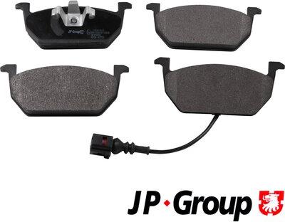 JP Group 1163614010 - Тормозные колодки, дисковые, комплект autosila-amz.com