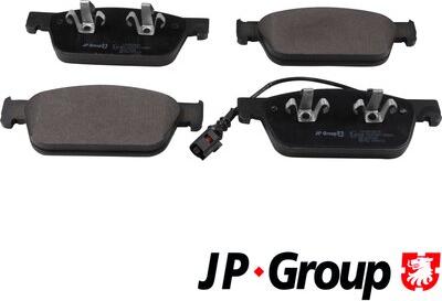 JP Group 1163613010 - Тормозные колодки, дисковые, комплект autosila-amz.com