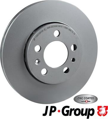 JP Group 1163109100 - Тормозной диск autosila-amz.com