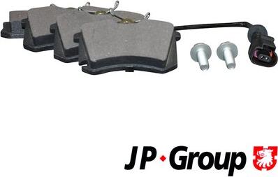 JP Group 1163705910 - Тормозные колодки, дисковые, комплект autosila-amz.com