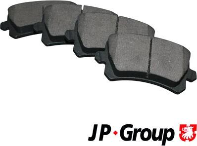 JP Group 1163706610 - Тормозные колодки, дисковые, комплект autosila-amz.com