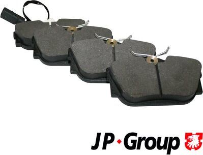 JP Group 1163706110 - Тормозные колодки, дисковые, комплект autosila-amz.com