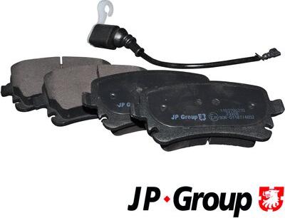 JP Group 1163706210 - Тормозные колодки, дисковые, комплект autosila-amz.com