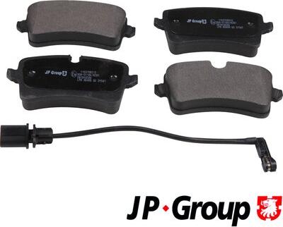 JP Group 1163708510 - Тормозные колодки, дисковые, комплект autosila-amz.com