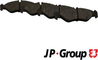 JP Group 1163708110 - Тормозные колодки, дисковые, комплект autosila-amz.com