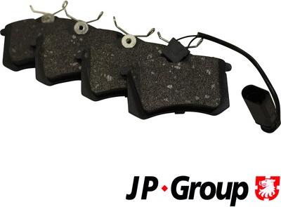 JP Group 1163707410 - Тормозные колодки, дисковые, комплект autosila-amz.com