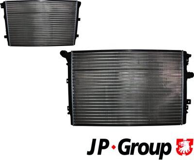 JP Group 1114208500 - Радиатор, охлаждение двигателя autosila-amz.com