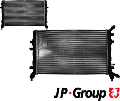 JP Group 1114208000 - Радиатор, охлаждение двигателя autosila-amz.com