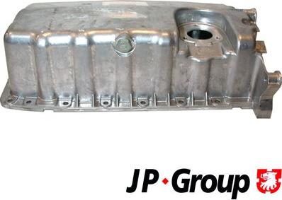 JP Group 1112902100 - Поддон картера двигателя VAG с отв. для датчика ур. масла autosila-amz.com