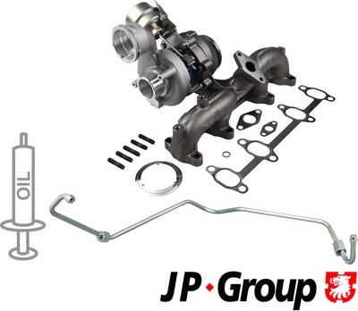 JP Group 1117800510 - Турбина, компрессор autosila-amz.com
