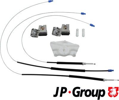 JP Group 1188103880 - Боковое стекло autosila-amz.com