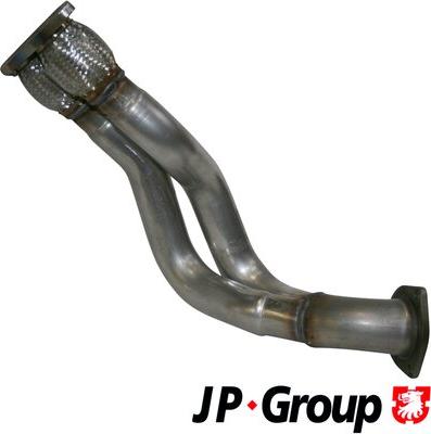 JP Group 1120208100 - Труба выхлопного газа autosila-amz.com