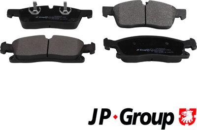 JP Group 1363606910 - Тормозные колодки, дисковые, комплект autosila-amz.com