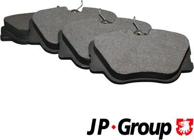 JP Group 1363600110 - Тормозные колодки, дисковые, комплект autosila-amz.com