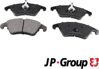 JP Group 1363601410 - Тормозные колодки, дисковые, комплект autosila-amz.com