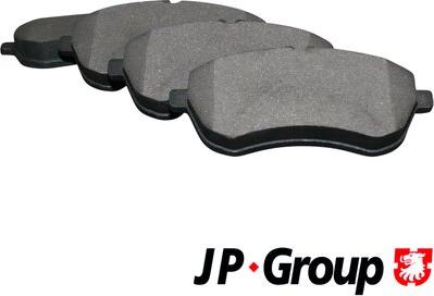 JP Group 1363601310 - Тормозные колодки, дисковые, комплект autosila-amz.com