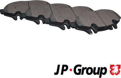 JP Group 1363603010 - Тормозные колодки, дисковые, комплект autosila-amz.com
