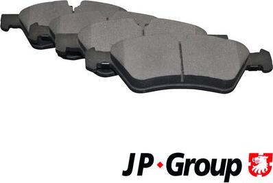 JP Group 1363602610 - Тормозные колодки, дисковые, комплект autosila-amz.com