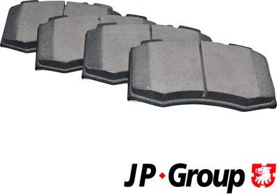 JP Group 1363602310 - Тормозные колодки, дисковые, комплект autosila-amz.com