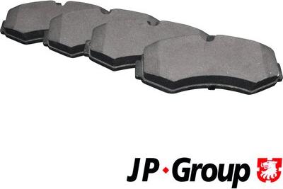 JP Group 1363602210 - Тормозные колодки, дисковые, комплект autosila-amz.com