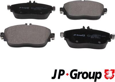 JP Group 1363607010 - Тормозные колодки, дисковые, комплект autosila-amz.com