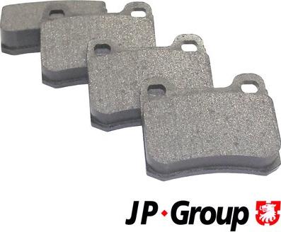JP Group 1363700110 - Тормозные колодки, дисковые, комплект autosila-amz.com