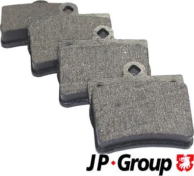 JP Group 1363700710 - Тормозные колодки, дисковые, комплект autosila-amz.com
