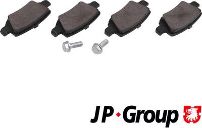 JP Group 1363701410 - Тормозные колодки, дисковые, комплект autosila-amz.com
