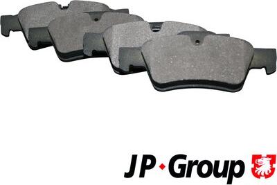 JP Group 1363701210 - Тормозные колодки, дисковые, комплект autosila-amz.com