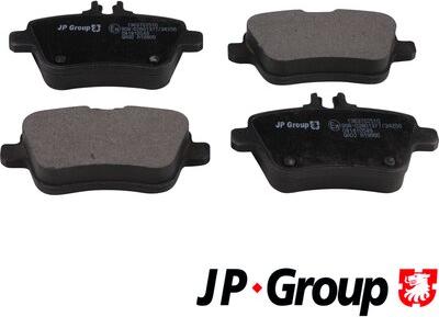 JP Group 1363702510 - Тормозные колодки, дисковые, комплект autosila-amz.com