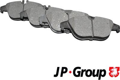 JP Group 1363702310 - Тормозные колодки, дисковые, комплект autosila-amz.com