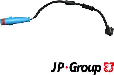 JP Group 1297301500 - Датчик износа тормозной колодоки Opel Astra H <14/Signum 03/Vectra C 02/Zafira B 05 autosila-amz.com