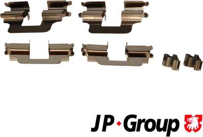 JP Group 1263650710 - Комплектующие для колодок дискового тормоза autosila-amz.com